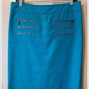 Turquoise Blue Skirt Size: 8 (M, 29, 30)